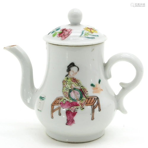 A Famille Rose Teapot