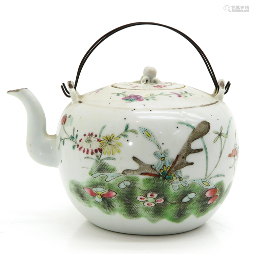 A Famille Rose Teapot