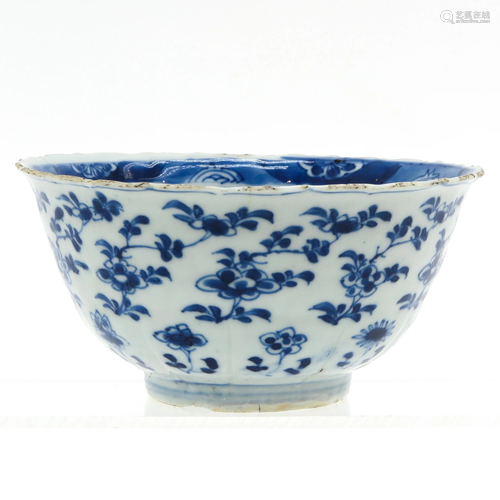 A Blue and White Bowl