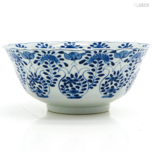 A Blue and White Bowl