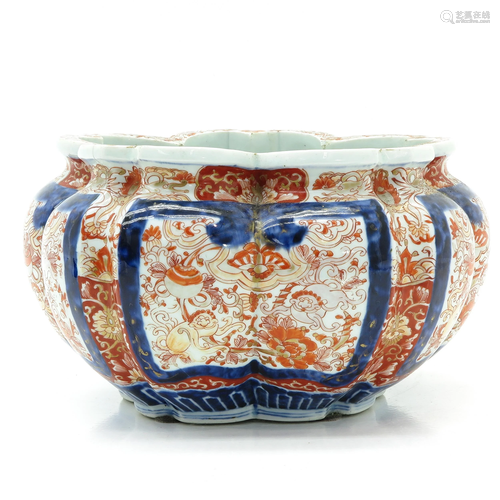 An Imari Planter