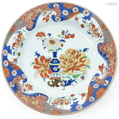 A Polychrome Decor Charger