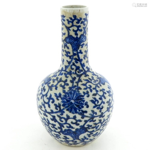 A Blue and White Vase