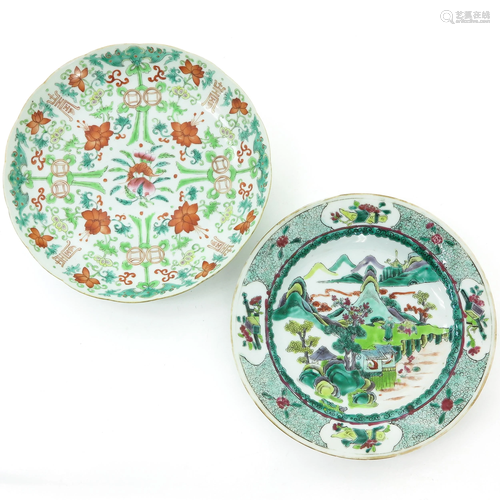 Two Chinese Plates