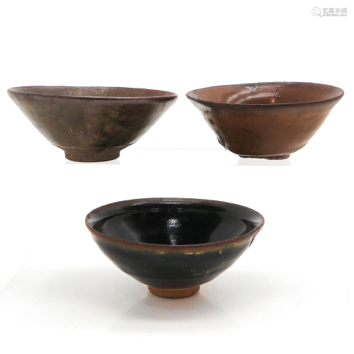 Three Tea Bowls