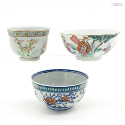 A Collection of 3 Bowls