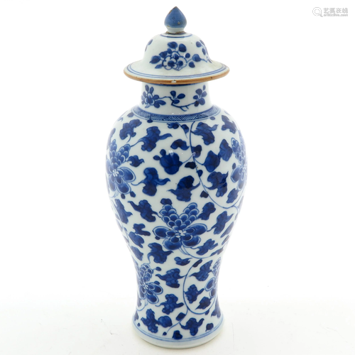 A Blue and White Vase