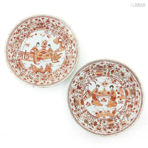 Two Milk and Blood Decor Plates