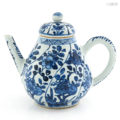 A Blue and White Teapot