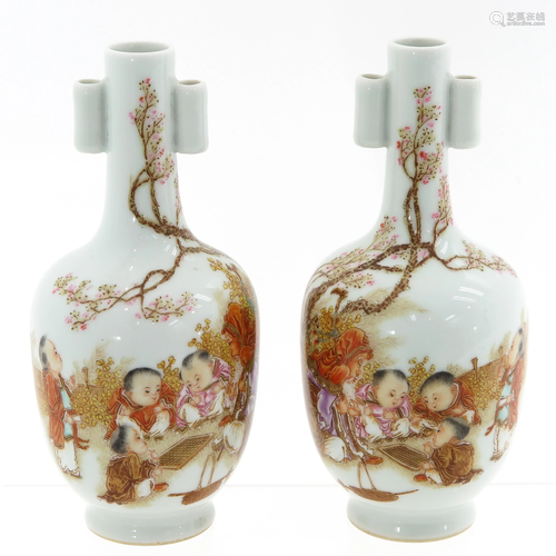 A Pair of Vases