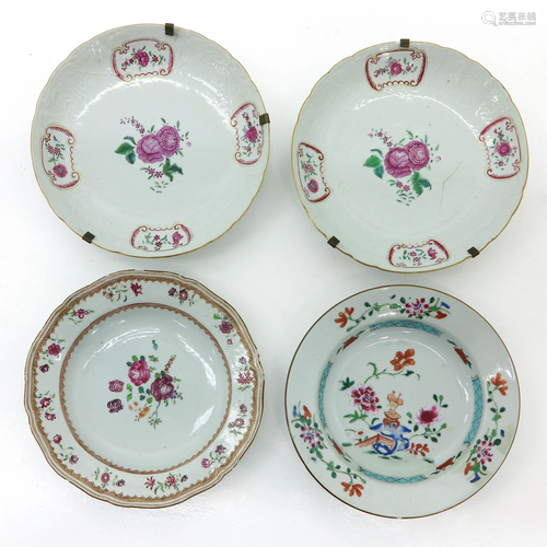 A Collection of 4 Plates