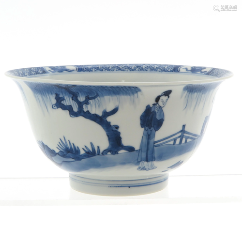 A Blue and White Bowl