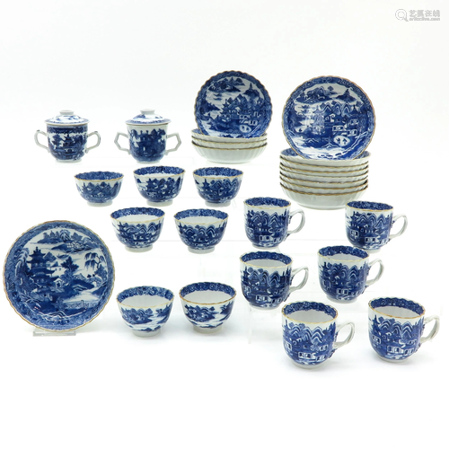 A Collection of Blue and White Porcelain