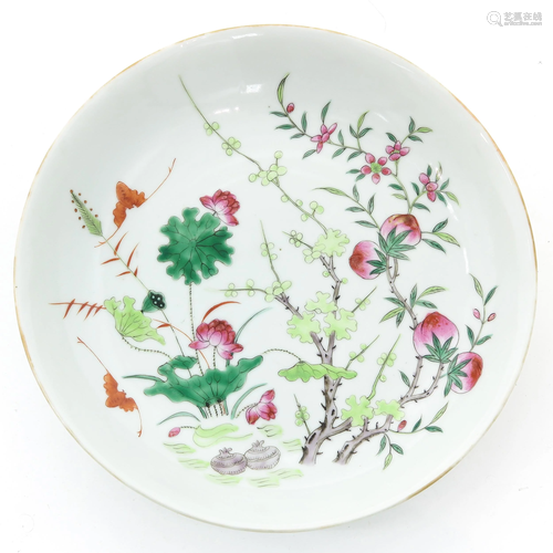 A Polychrome Decor Plate