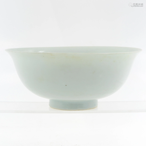 A White Glaze Decor Bowl