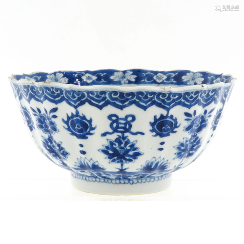 A Blue and White Bowl