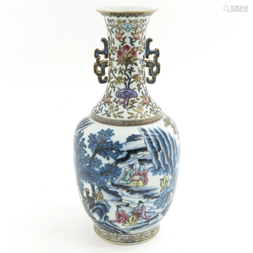 A polychrome Decor Vase