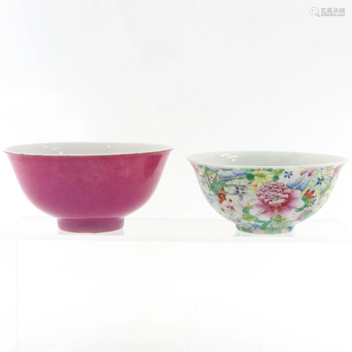 Two Small Chinese Bowls