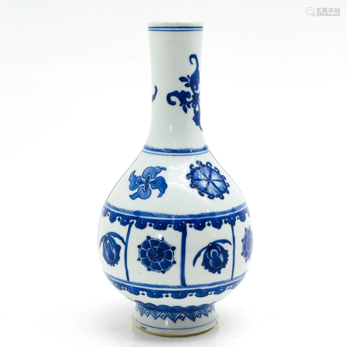 A Blue and White Vase