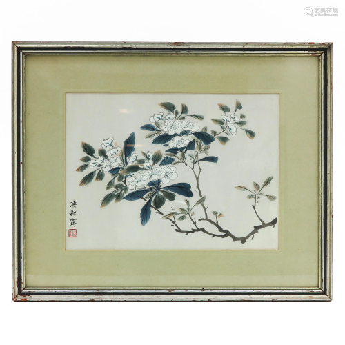 A Framed Chinese Work of Art