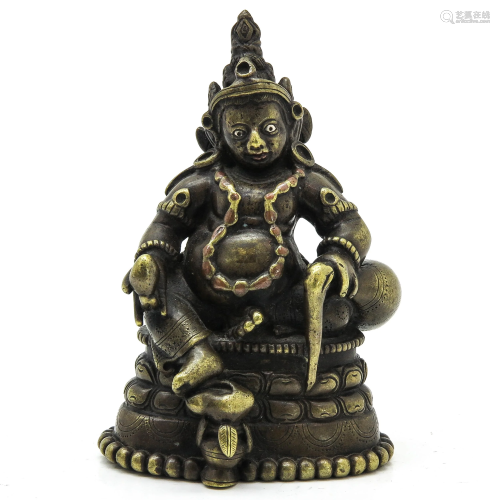 A Bronze Buddha Sculpture