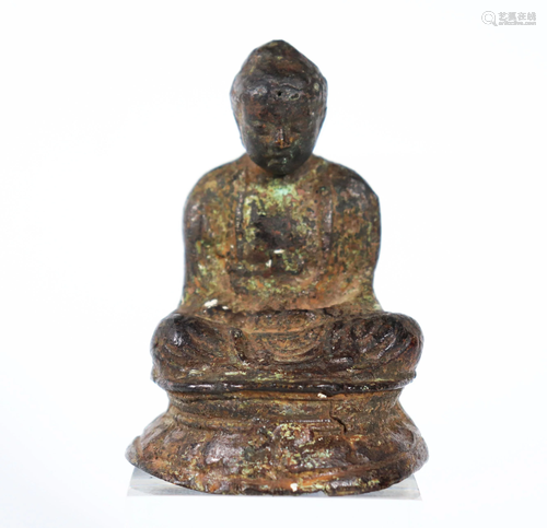 Korean Goreo Seated Bronze Buddha