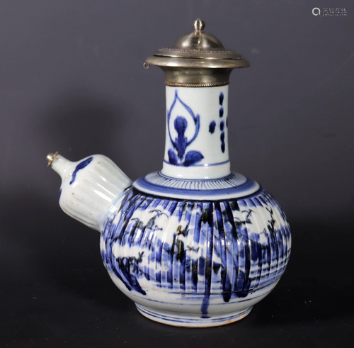 Rare Chinese 17 Century Blue & White Ara…