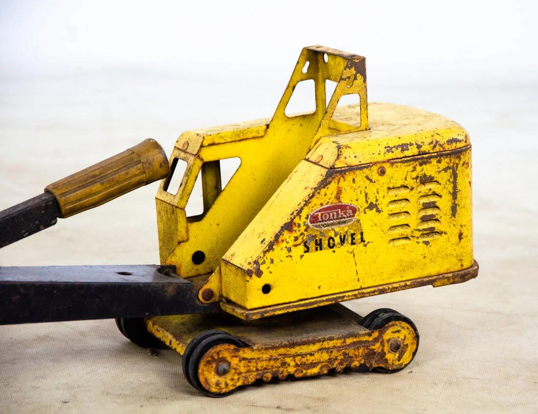 tonka steam shovel excavator truck toy
