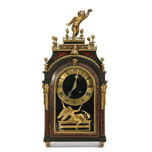 19th Century French Boulle Bracket Clock and …