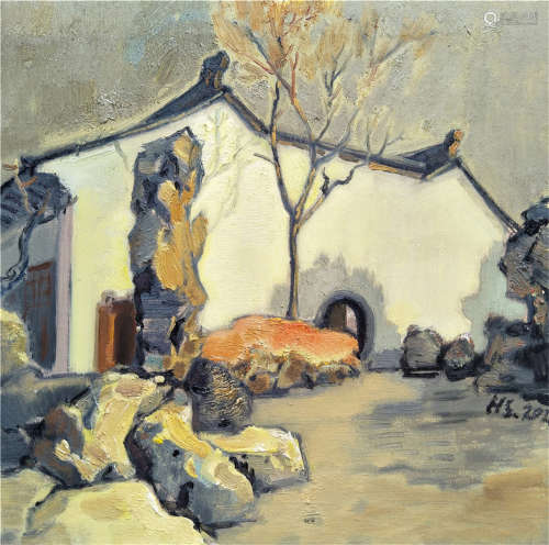 黄帅 暖宅 布面油画