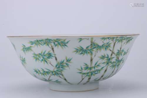 A Chinese Enamel Glazed Porcelain Bowl