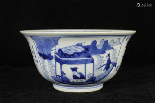 A Chinese Blue and White Porcelain Bowl