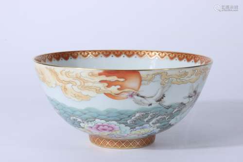 A Chinese Famille-Rose Porcelain Bowl