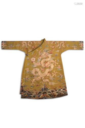 A Chinese Embroidered Robe