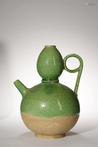 Early Stage, Green-Glazed Pot