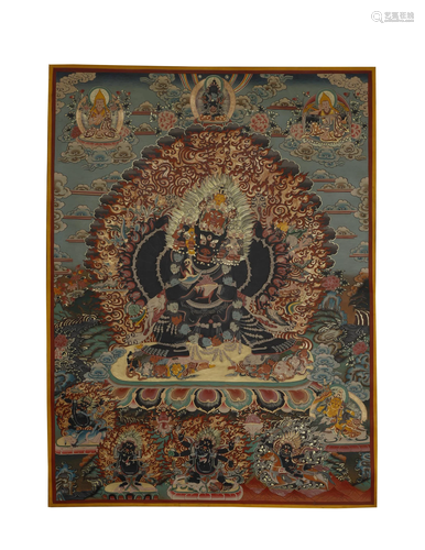 Qing, Tibet Thangka