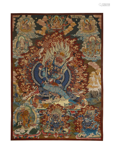 Qing, Tibet Thangka