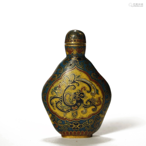 Old Collection, Cloisonne Snuff Bottle