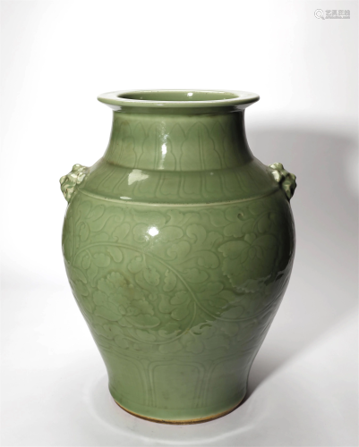 Qing Leungquan Yao Vase