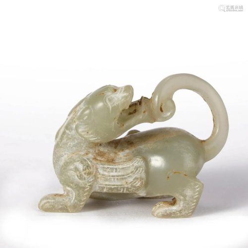 Ancient Jade Beast Ornament
