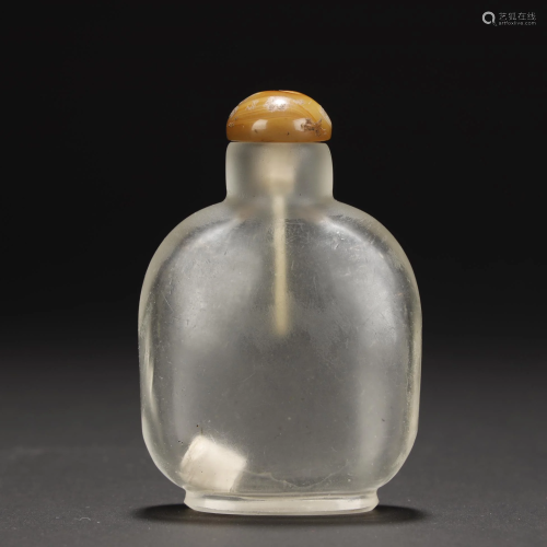 Qing, Crystal Snuff Bottle