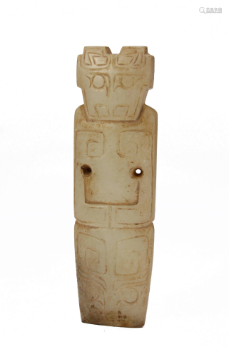 Ancient Jade Figure Pendant