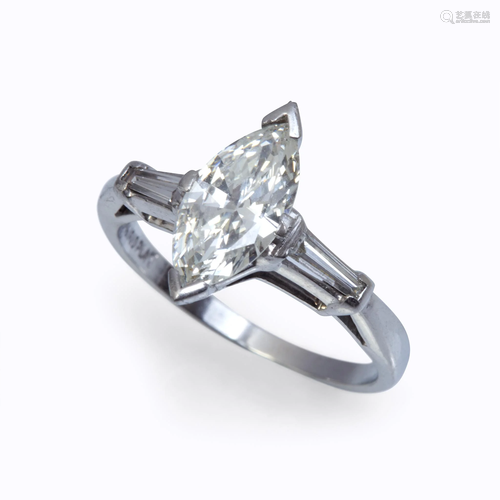 A diamond solitaire,