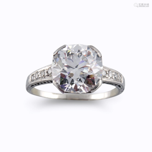 A diamond solitaire,