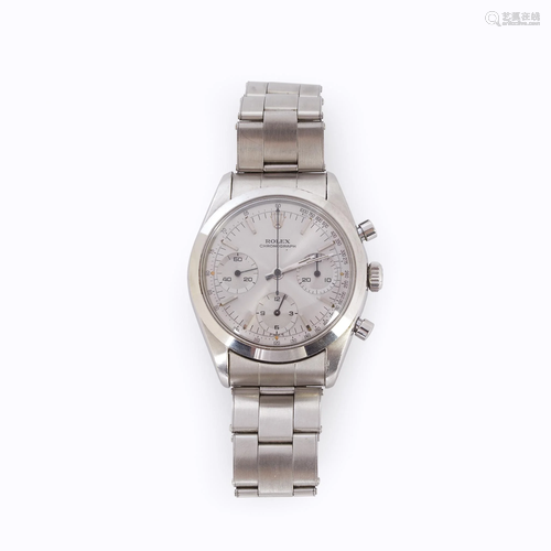 A stainless steel chronograph bracelet wri…