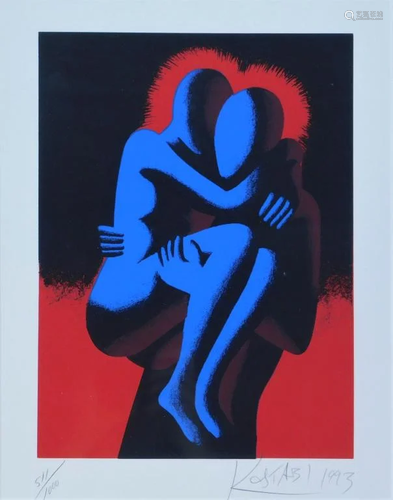 Mark Kostabi Modern Heartshare Lithogr…