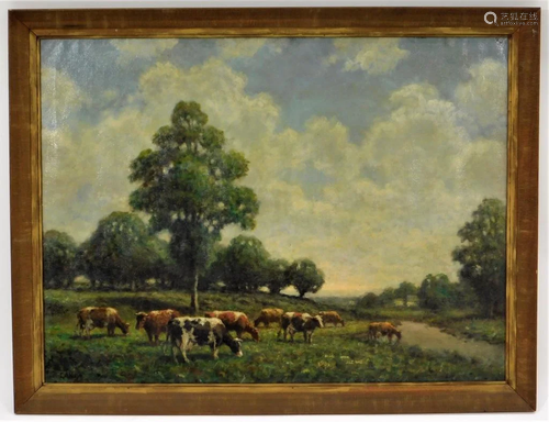 George Hays New England Cows Landscape …