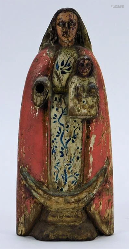 South American Madonna and Child Santo…