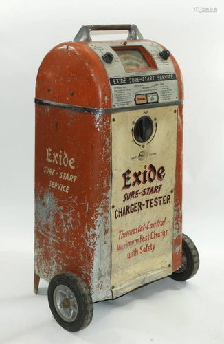 Vintage Exide Service Station Battery Ch…