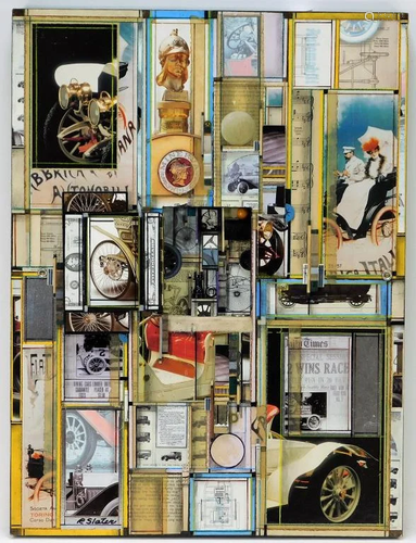 Roderick Slater Door Collage Mixed Media Pain…